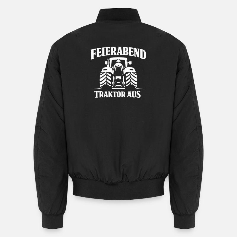 Feierabend Traktor Aus Unisex Bomberjacke