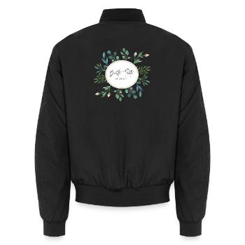 Beste Tante auf der Welt - Unisex Bomberjacke - Schwarz - Hinten - AI Model Male 185 light (185cm)