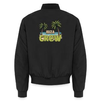 Équipage Ibiza - Bomber unisexe - noir - Dos - AI Model Male 185 light (185cm)