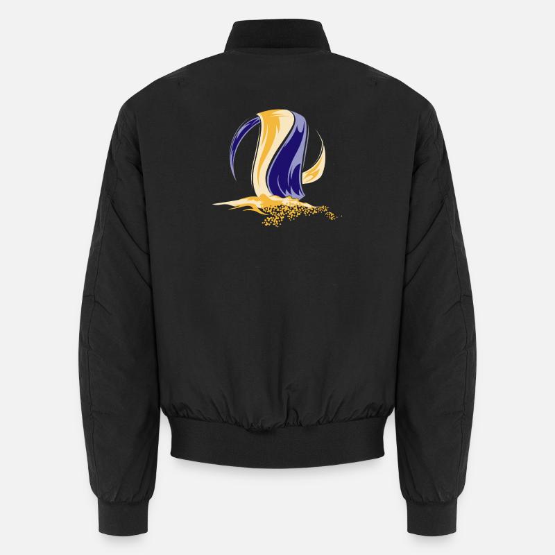 Symbole de l’équipe de volleyball de plage Couleurs du logo Sable Bomber unisexe