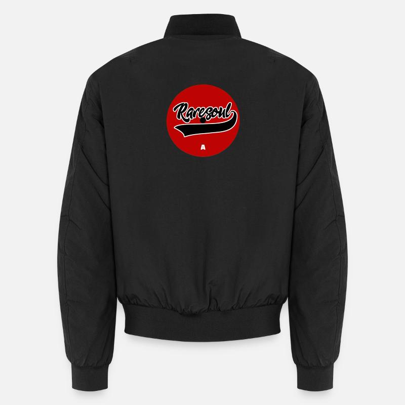 Rare Soul Vinyl Record Label Red Side A Unisex Bomber Jacket