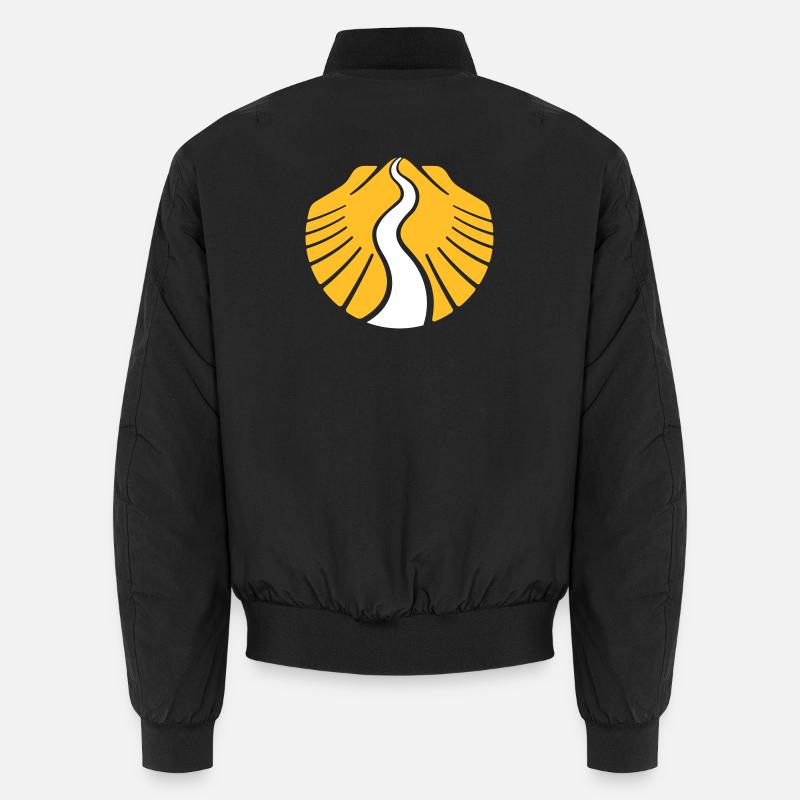 Le chemin de Saint-Jacques de | Pélerin camino Santiago Bomber unisexe