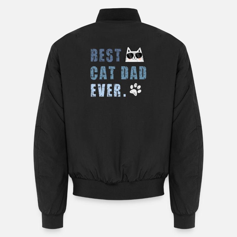 Katze Katzen - Unisex Bomberjacke - Schwarz