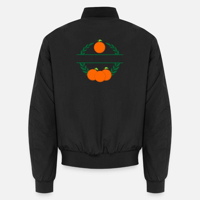 Orange dans une couronne de laurier avec des oranges orange Bomber unisexe