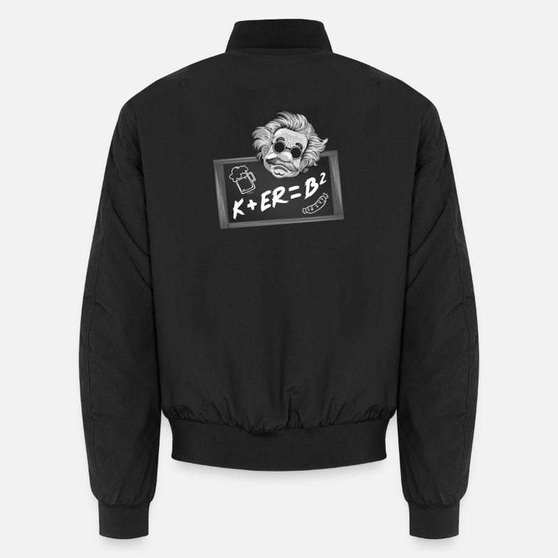 Kerb - Einfache Mathematik - Unisex Bomberjacke - Schwarz