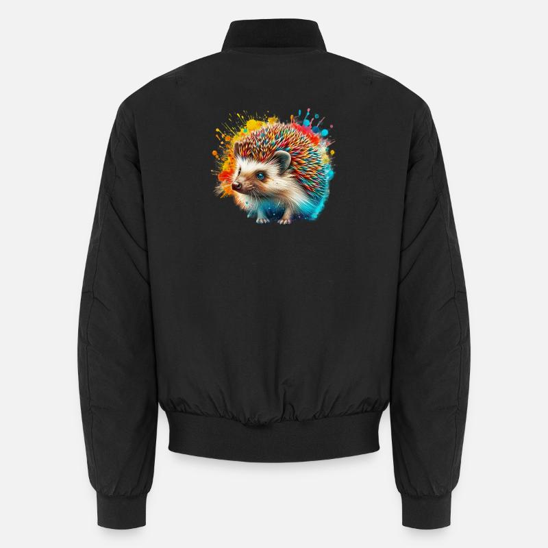 Hedgehog Unisex Bomber Jacket