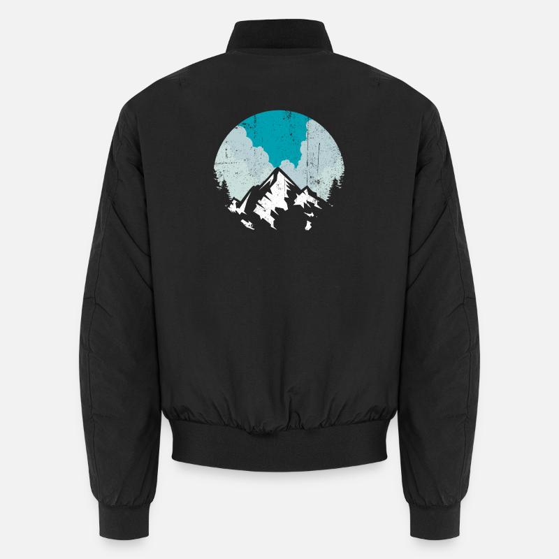 Cercle du pic de neige Bomber unisexe