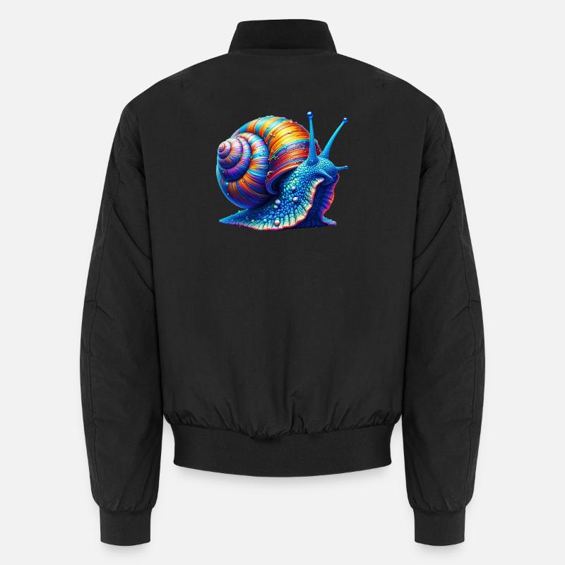 Schnecke Unisex Bomberjacke