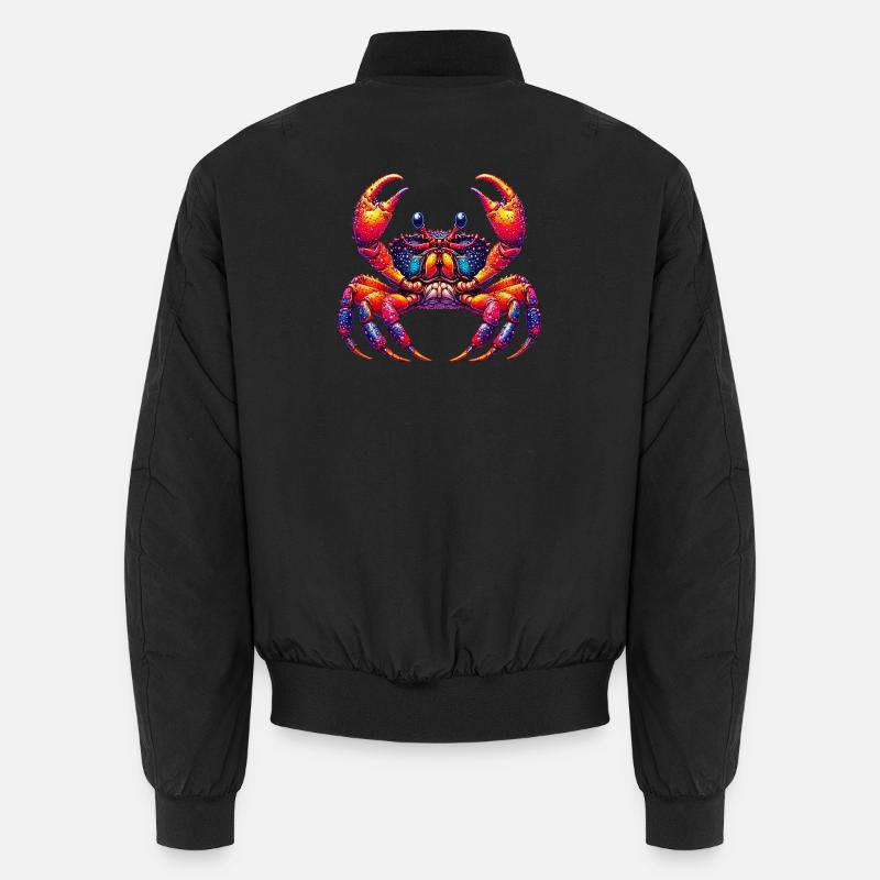 Crab - Unisex Bomber Jacket - black