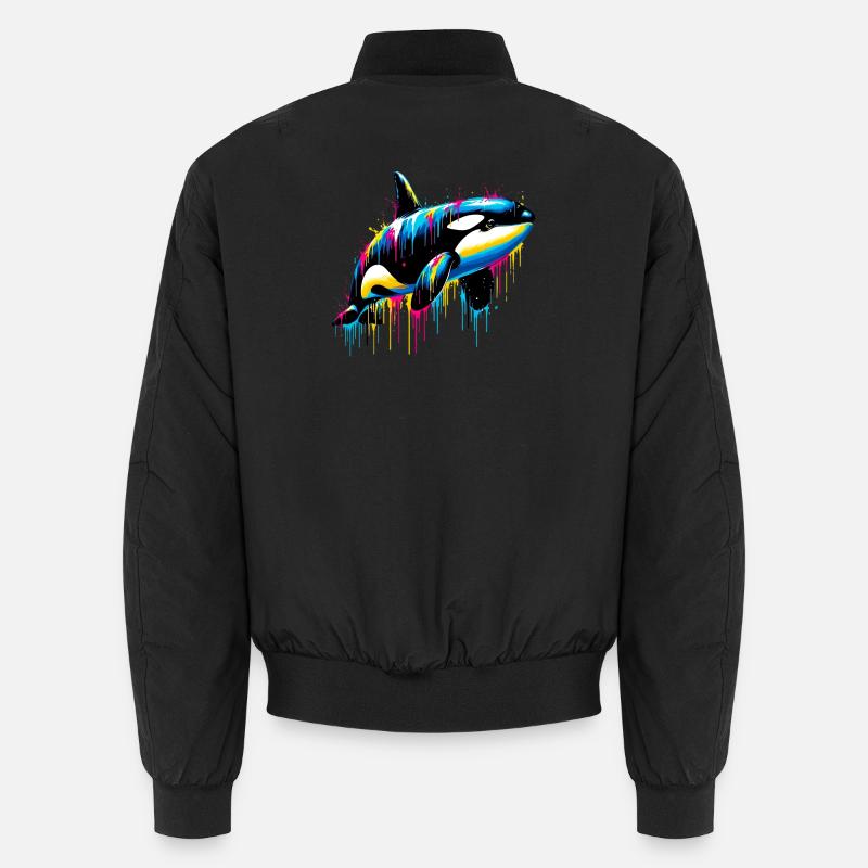 Schwertwal Unisex Bomberjacke