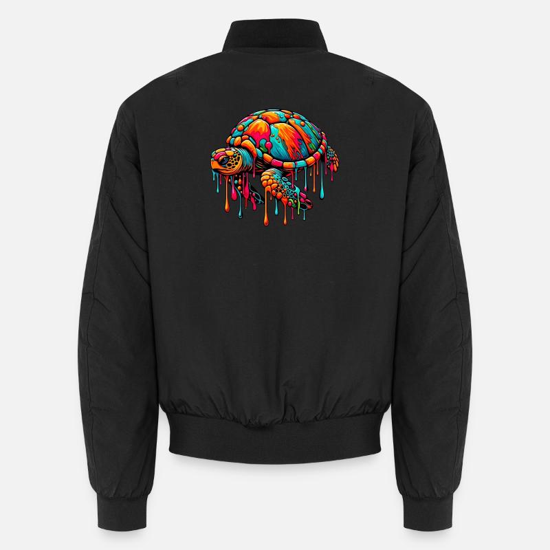 Schildkröte Unisex Bomberjacke