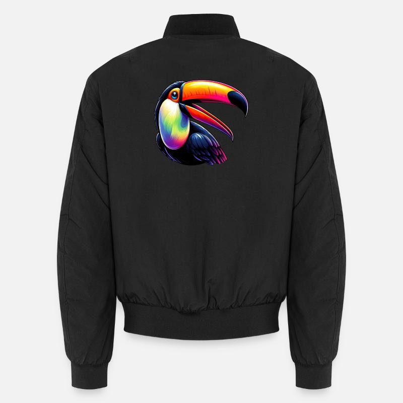 Tukan - Unisex Bomberjacke - Schwarz