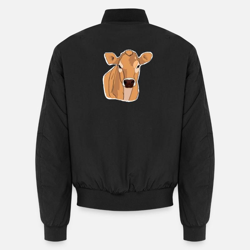 Cow Cows - Unisex Bomber Jacket - black