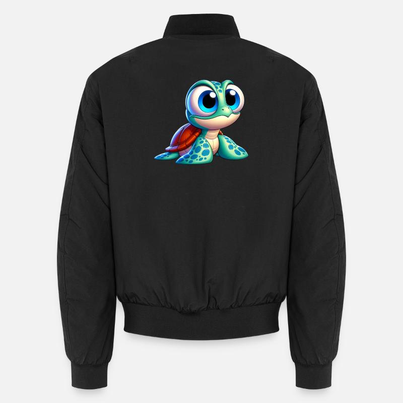 Schildkröte Unisex Bomberjacke