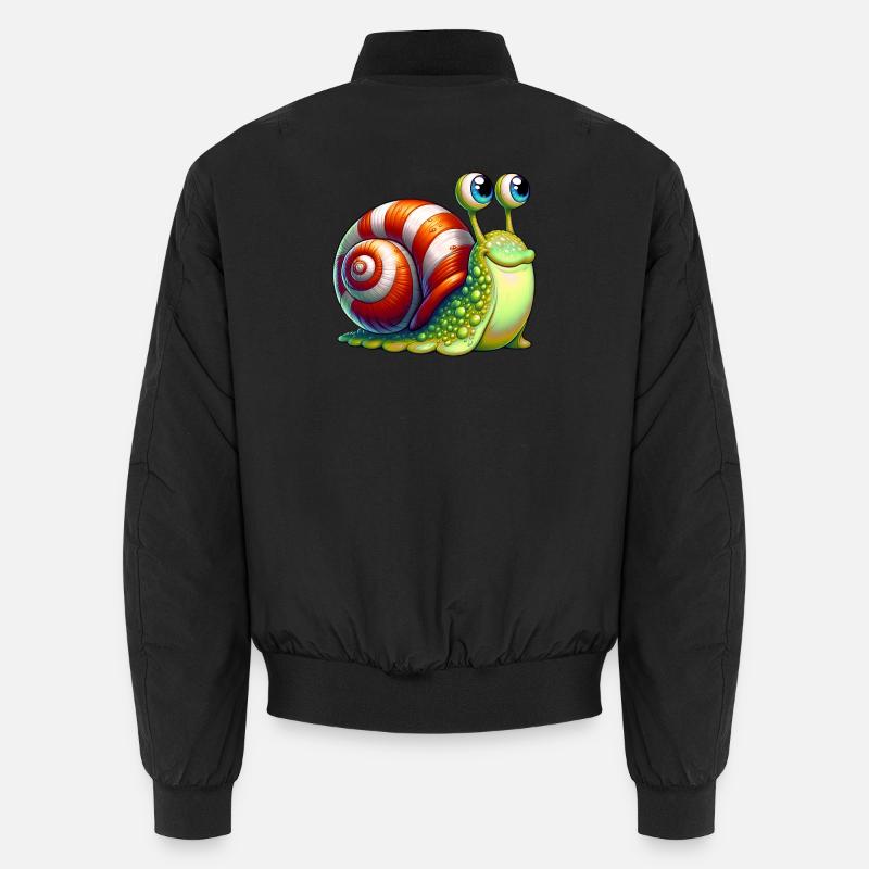 Escargot Bomber unisexe