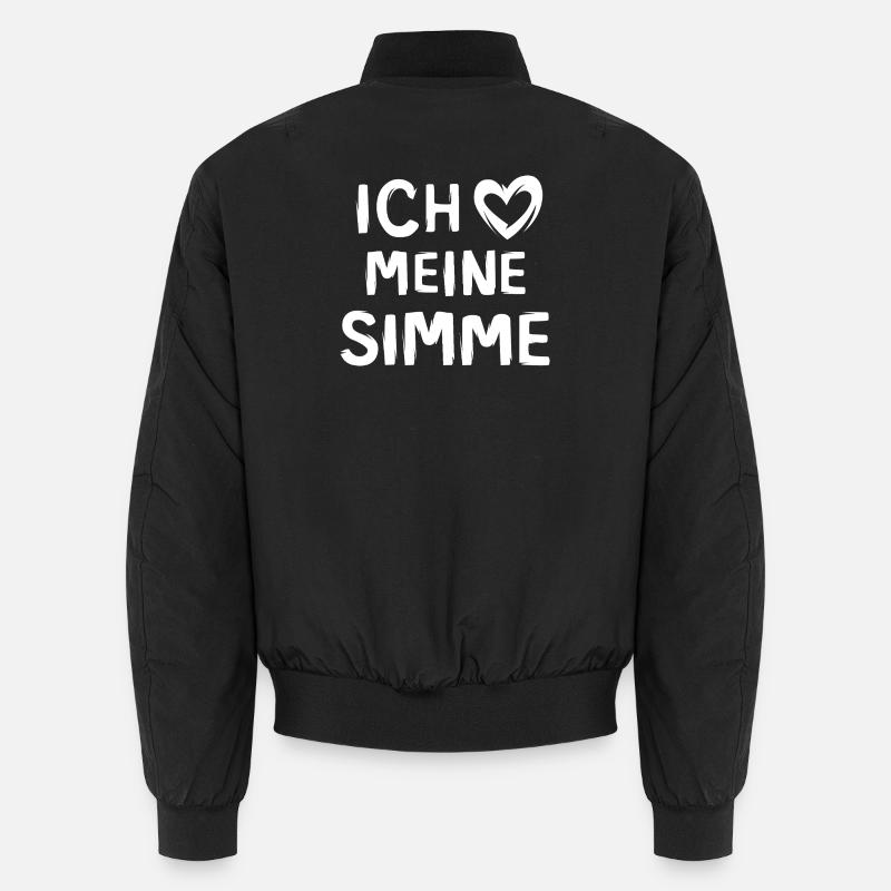 J’aime mon SImme - mobylette love Bomber unisexe