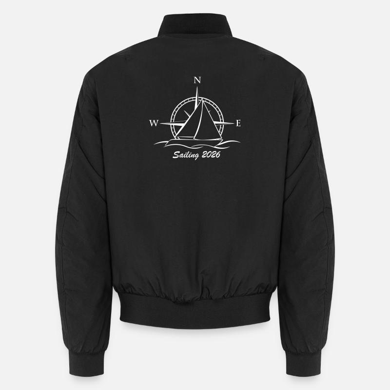 Sailing 2026 white Unisex Bomber Jacket