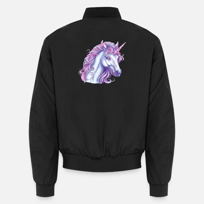 Licorne enchantée Expression magique Bomber unisexe