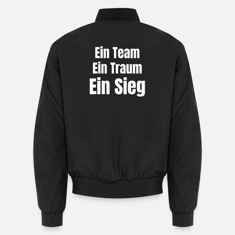 One team, one dream, one victory Unisex Bomber Jacket