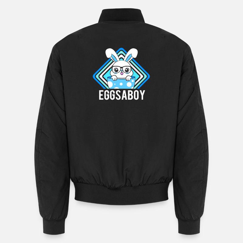 Gender Reveal Easter Mom-to-be - Unisex Bomber Jacket - black