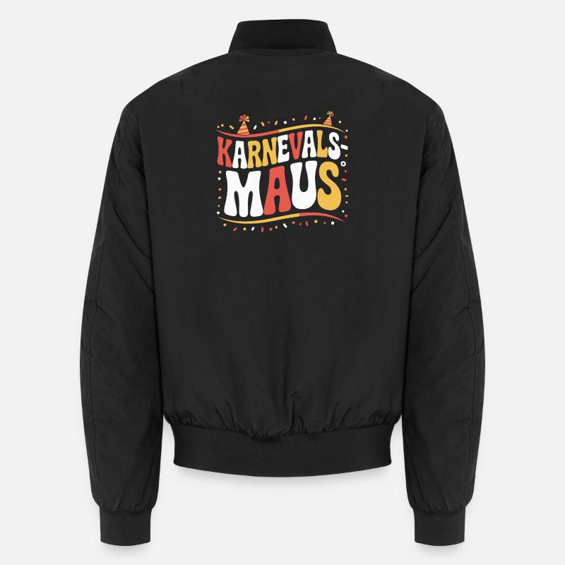 Karnevalsmaus Karneval Köln Kölner Karnevals Maus Unisex Bomberjacke