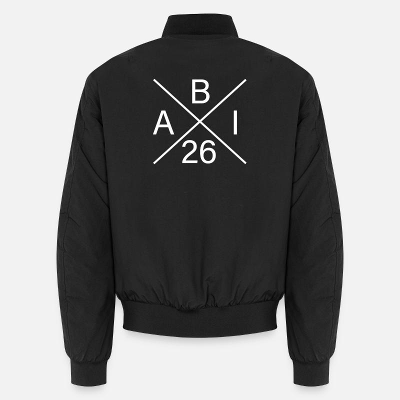 ABI26 Monogram Logo - Unisex Bomberjacke - Schwarz