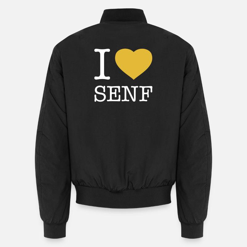 I love Senf Unisex Bomberjacke