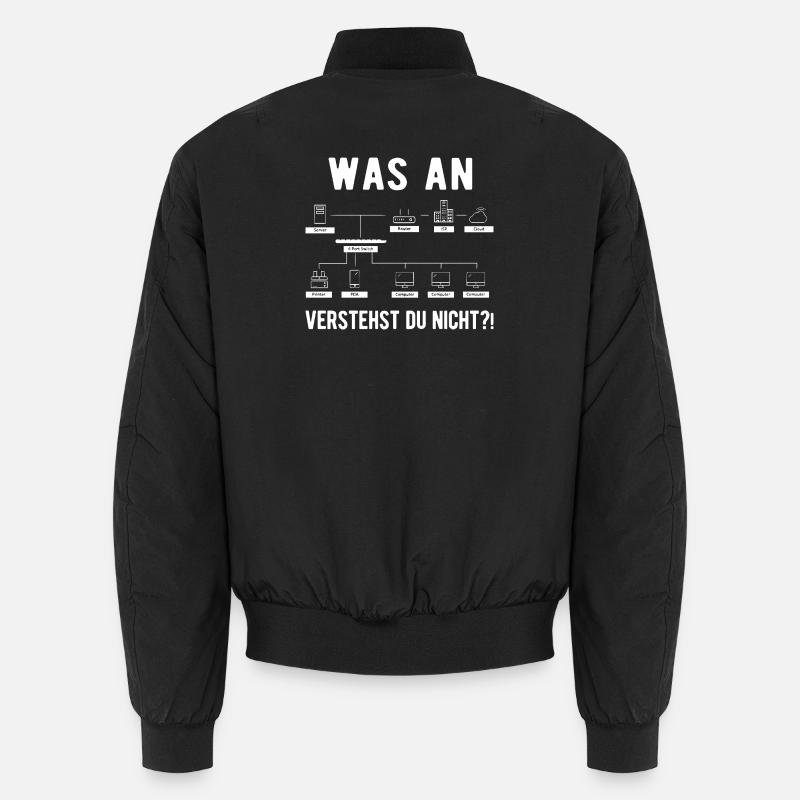 Informatiker Informatik Computer Geek Lustiges Ges Unisex Bomberjacke