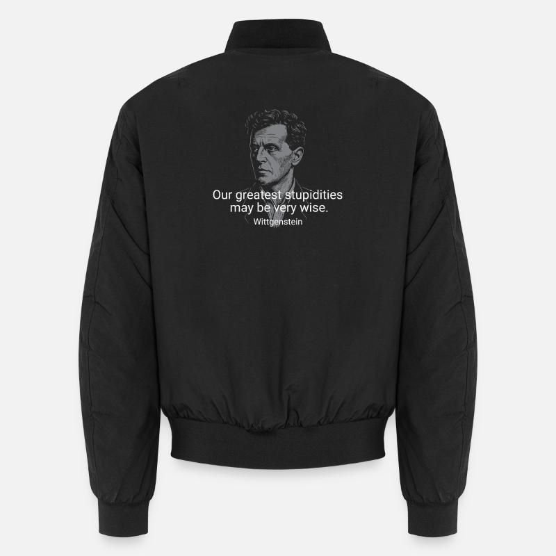 Citation de la Sagesse de Wittgenstein Tee Bomber unisexe