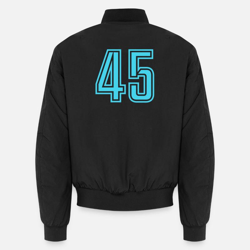 45 - Bomber unisexe - noir