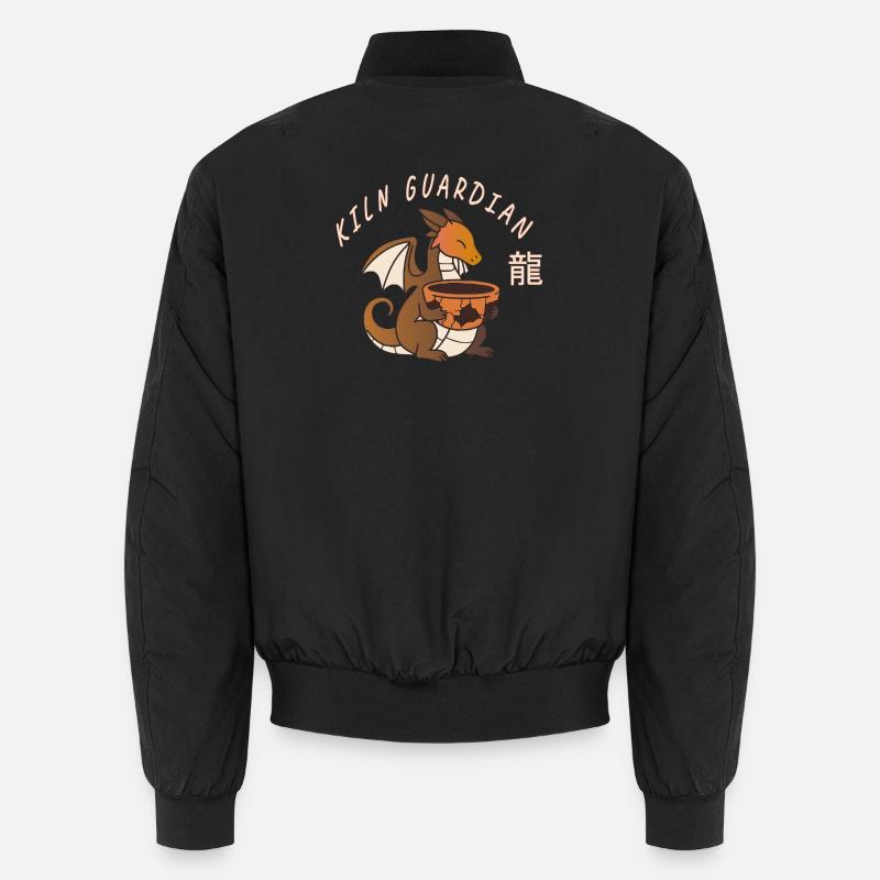 Ofenwächter: Terrakotta-Handwerksausgabe Unisex Bomberjacke