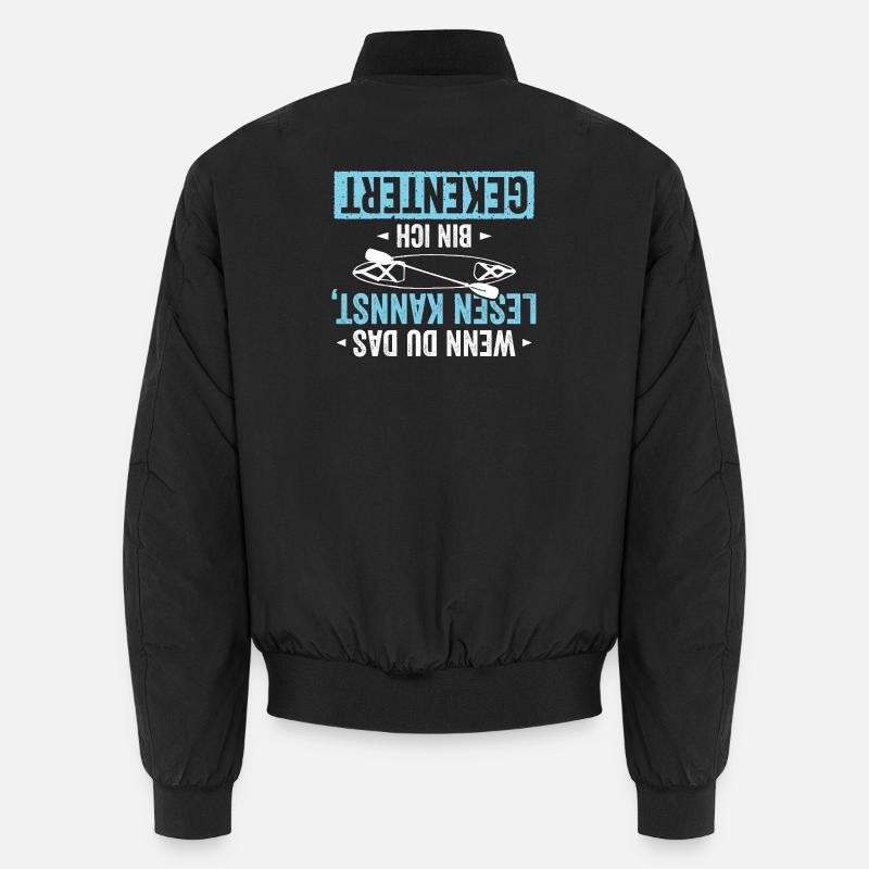 Kayak I capsized - Unisex Bomber Jacket - black