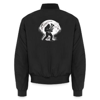 Joueur de tuba Bigfoot - Bomber unisexe - noir - Dos - AI Model Male 185 light (185cm)