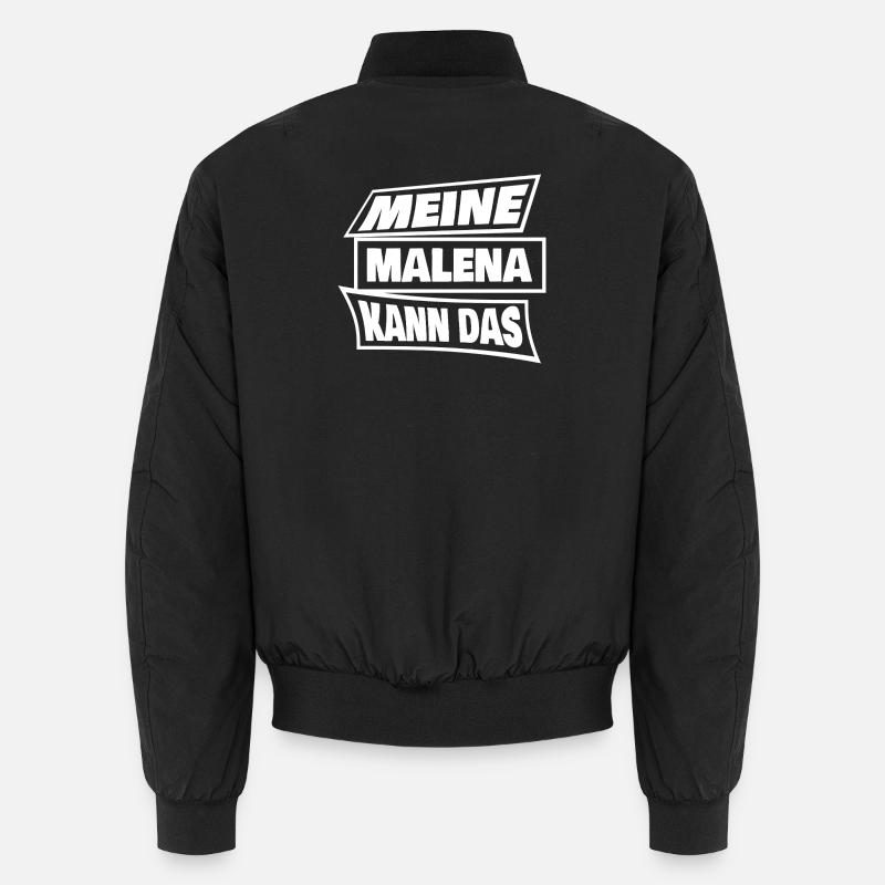 Malena als Sprueche Unisex Bomberjacke
