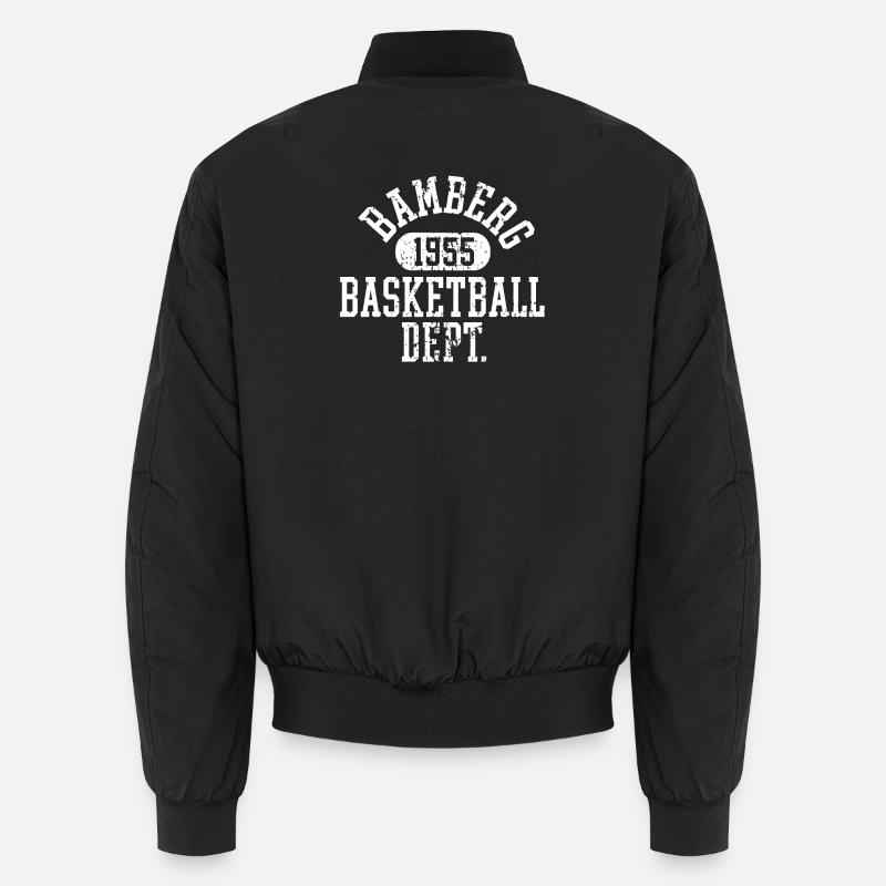 Bamberg Basketball Dept. 1955 - Unisex Bomber Jacket - black