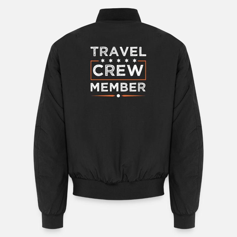Équipe de voyage - Bomber unisexe - noir