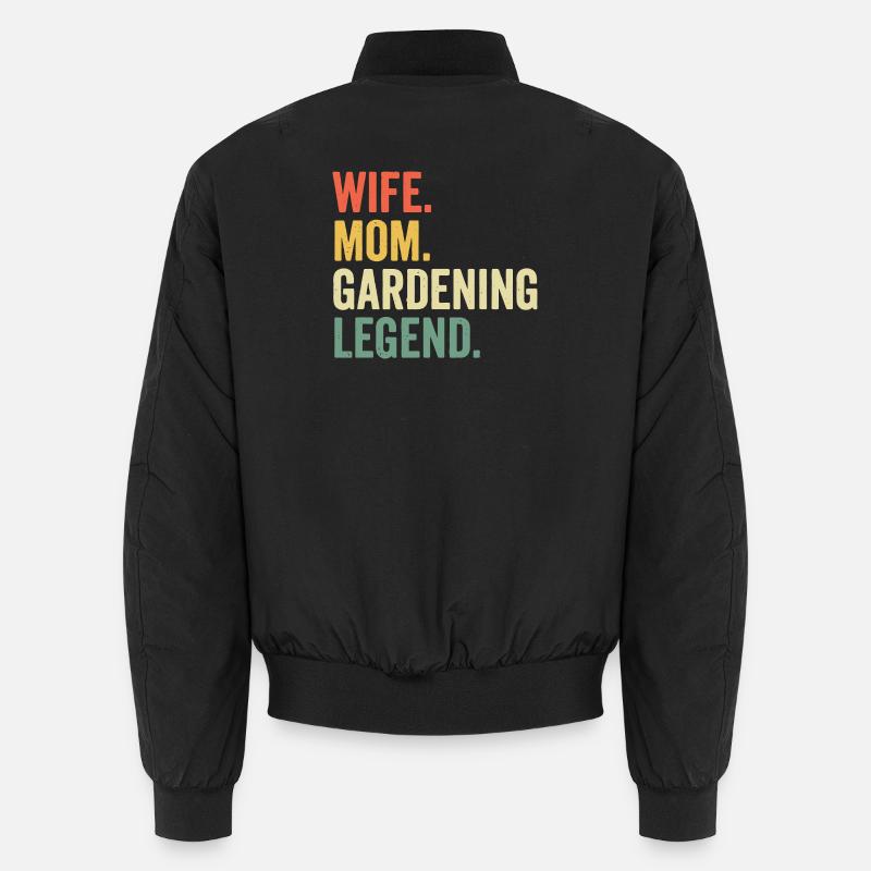 Ehefrau Mama Gartenlegende Unisex Bomberjacke