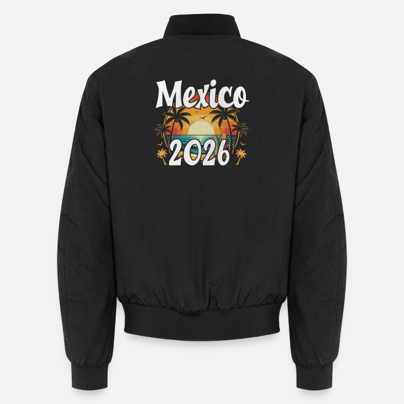 Mexique 2026 - Bomber unisexe - noir