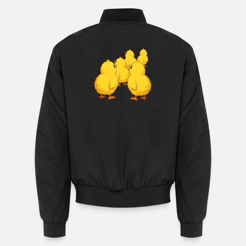 chick - Unisex Bomber Jacket - black