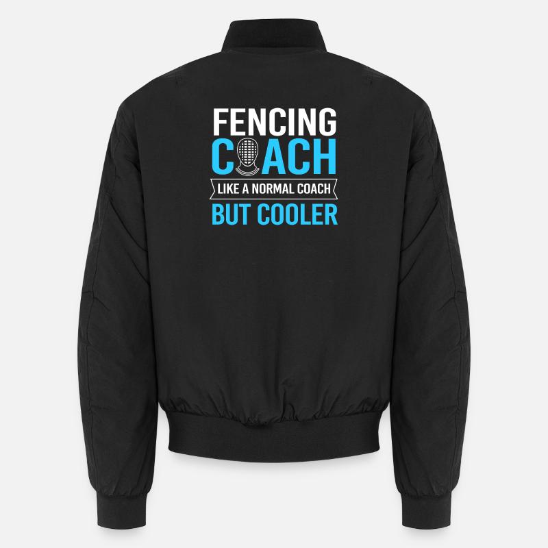 fencing - Unisex Bomber Jacket - black