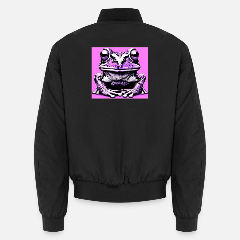 grenouille - Bomber unisexe - noir