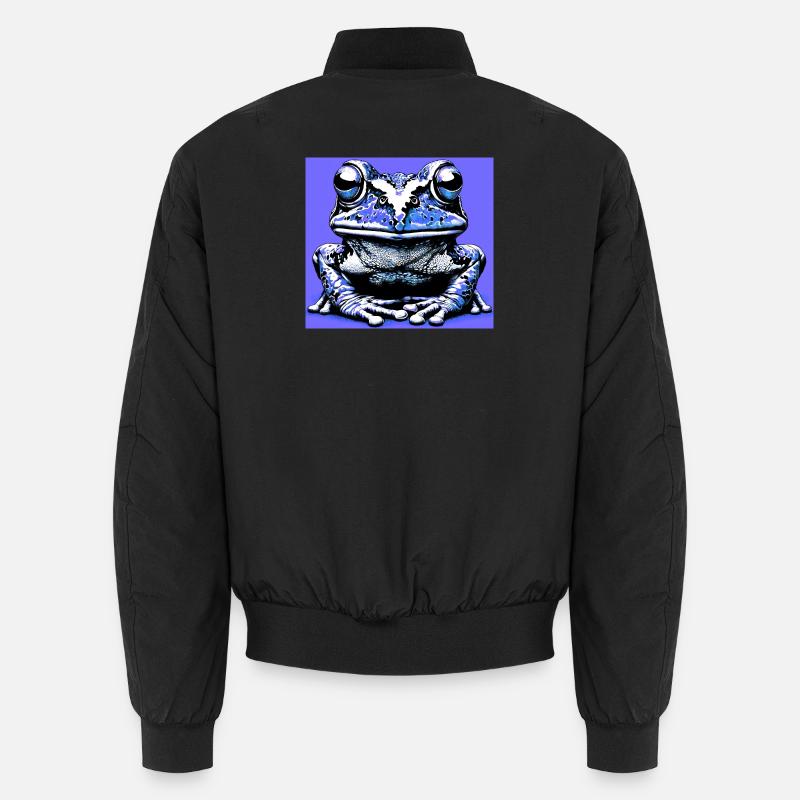 Frosch - Unisex Bomberjacke - Schwarz