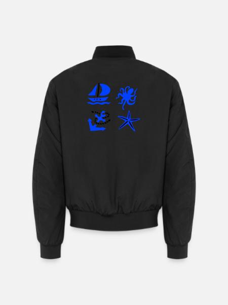 maritime - Bomber unisexe - noir
