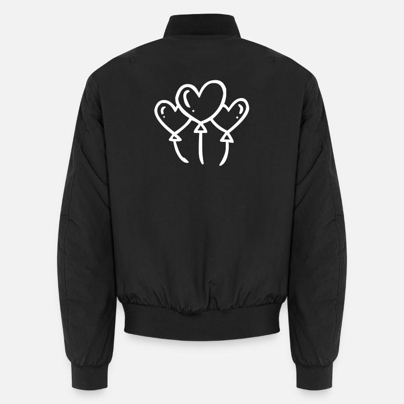 Luftballon Luftballons drei Unisex Bomberjacke