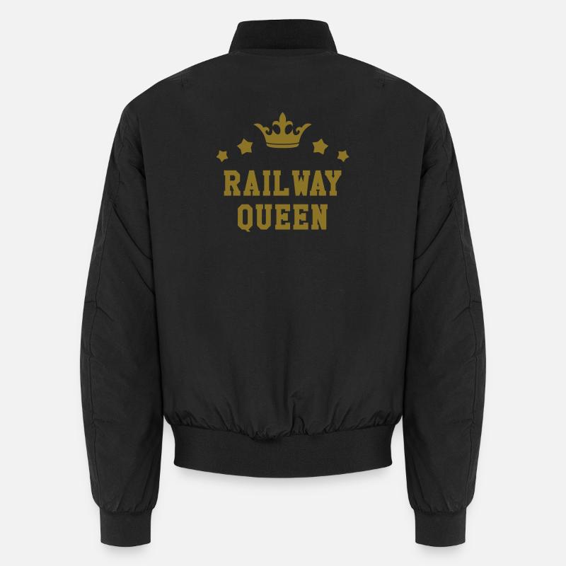 Railway Railwayman Cheminot Train Eisenbahn Unisex Bomber Jacket