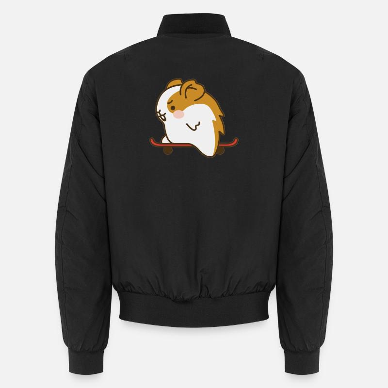 Hamster - Unisex Bomber Jacket - black