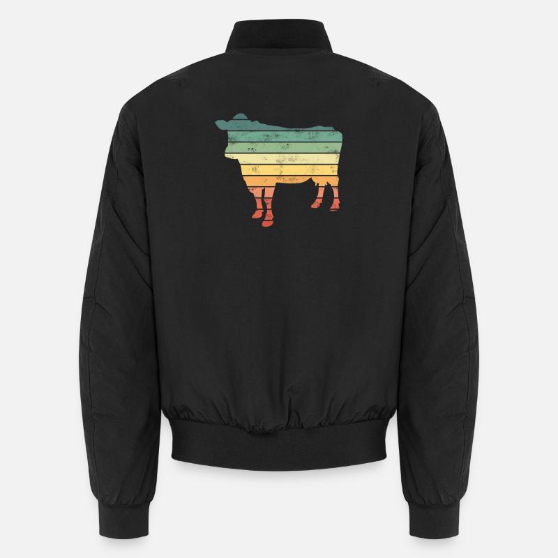 Vaches - Bomber unisexe - noir