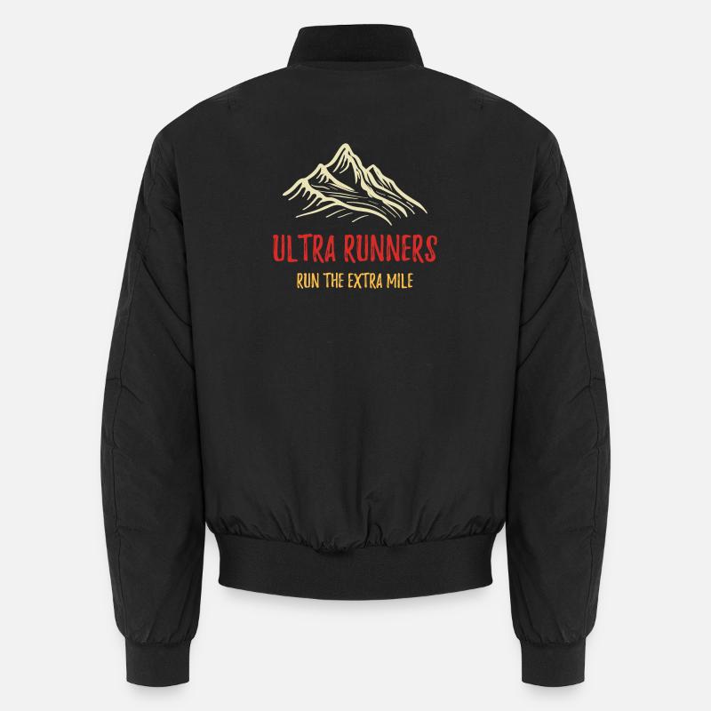 Ultraläufer laufen die Extrameile Unisex Bomberjacke