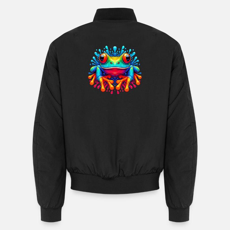 Grenouille - Bomber unisexe - noir