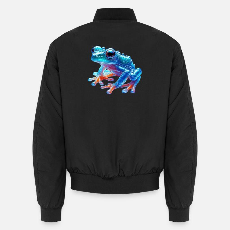 Frosch - Unisex Bomberjacke - Schwarz